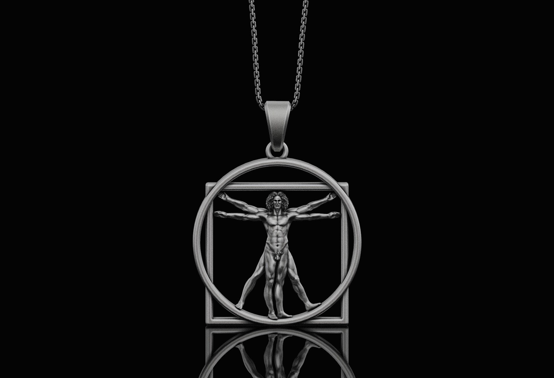 Vitruvian Pendant – Angelios Jewelry