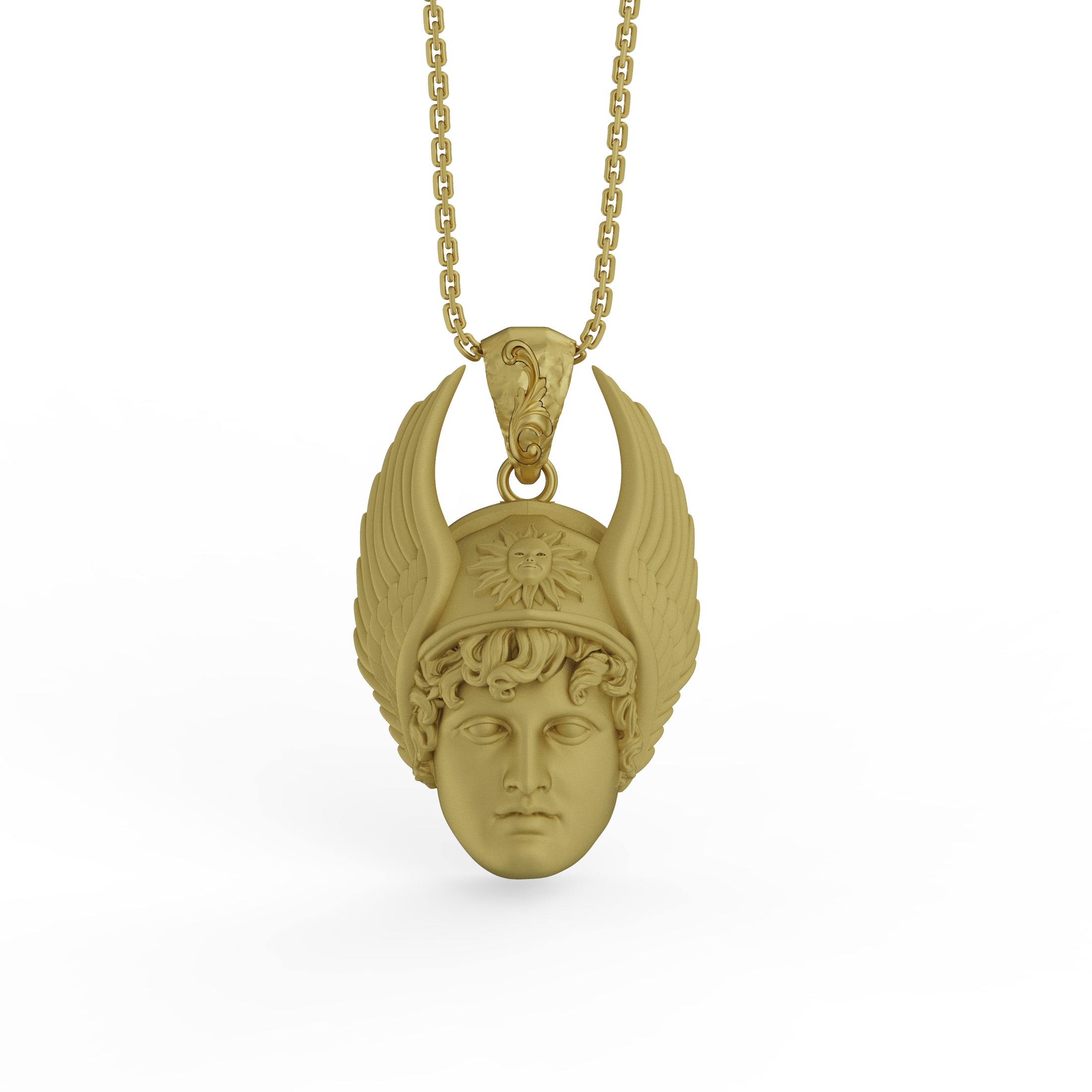 Gold Hermes Pendant