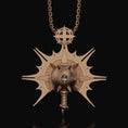 Load image into Gallery viewer, Cleric Symbol Necklace - Baldur's Gate 3 Inspired Pendant, Dungeons and Dragons Jewelry, High Quality Tri-Color Fantasy Jewelry, FRP Lover
