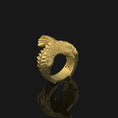 Bild in Galerie-Betrachter laden, Silver Eagle Ring - Majestic Bird of Prey Jewelry, Patriotic Symbol Ring, Elegant Men's Gift
