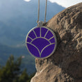 Load image into Gallery viewer, Shadowheart Shar Symbol Pendant - Baldur's Gate 3 Inspired Medallion, Goddess of Darkness Jewelry, RPG Gift 925 Sterling Silver
