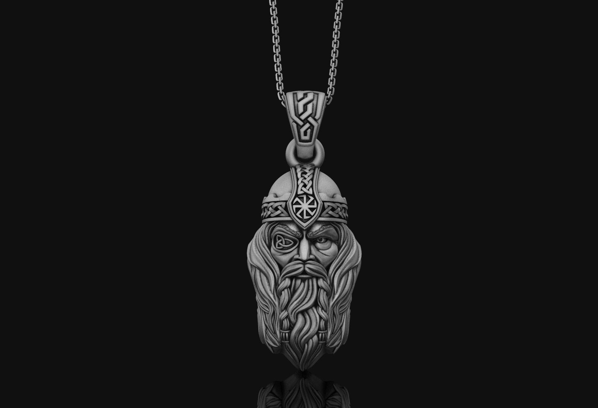 Odin Pendant Oxidized Finish