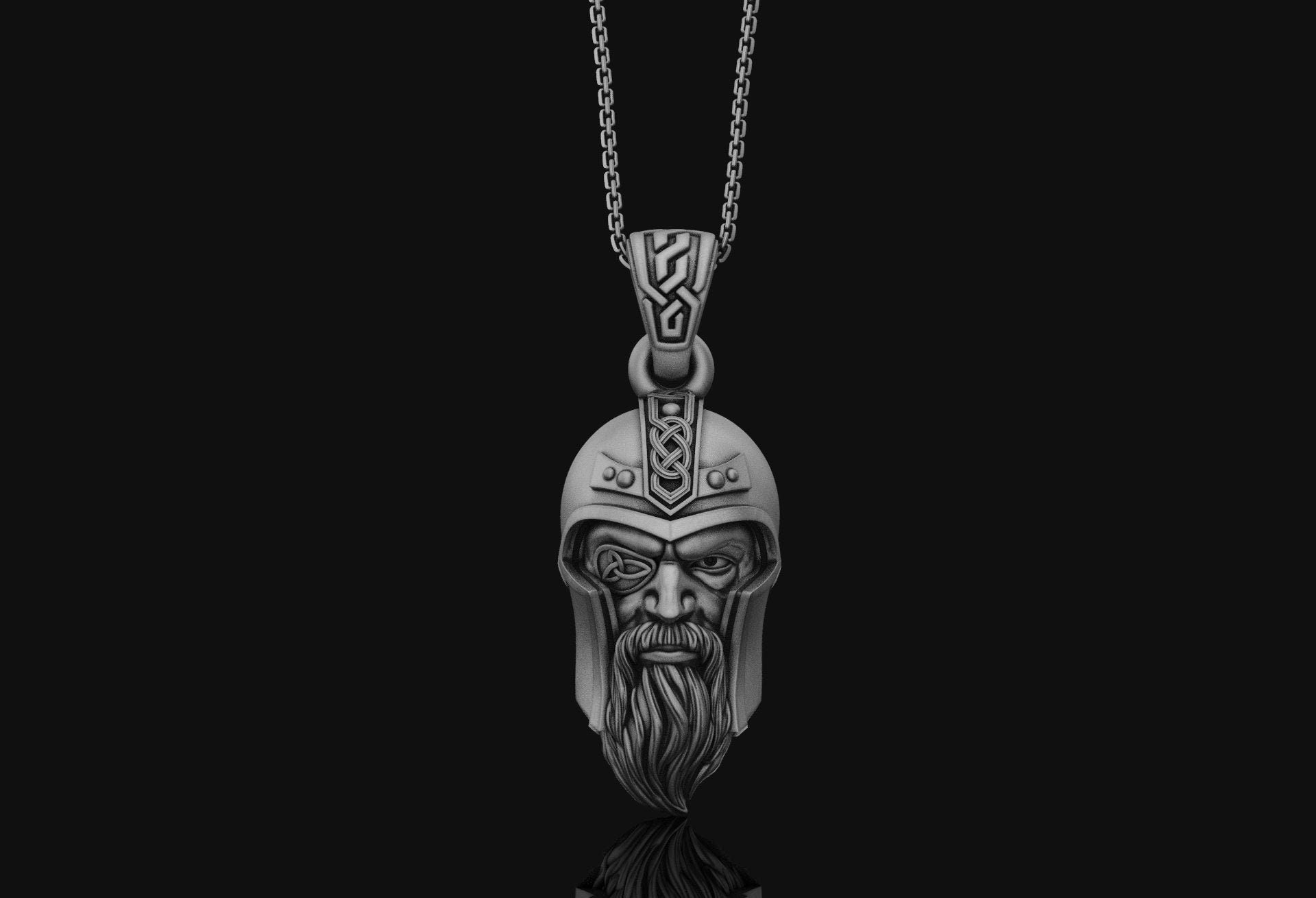 Odin Pendant Oxidized Finish