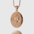 Load image into Gallery viewer, Minerva Pendant Rose Gold Finish
