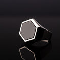 Load image into Gallery viewer, Hexagonal Gemstone Ring
